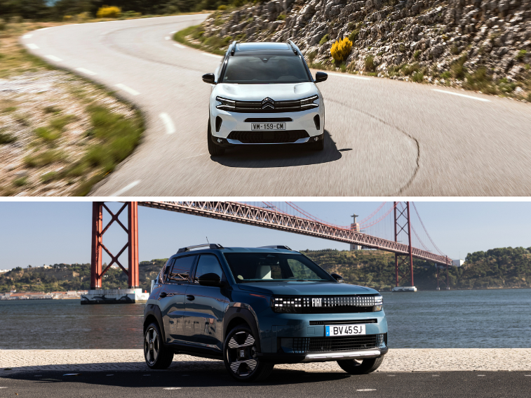 Citroën ë‑C5 Aircross e FIAT Grande Panda conquistam o júri e são vencedores por categoria dos prémios Seguro Direto Carro do Ano / Troféu Volante de Cristal.
