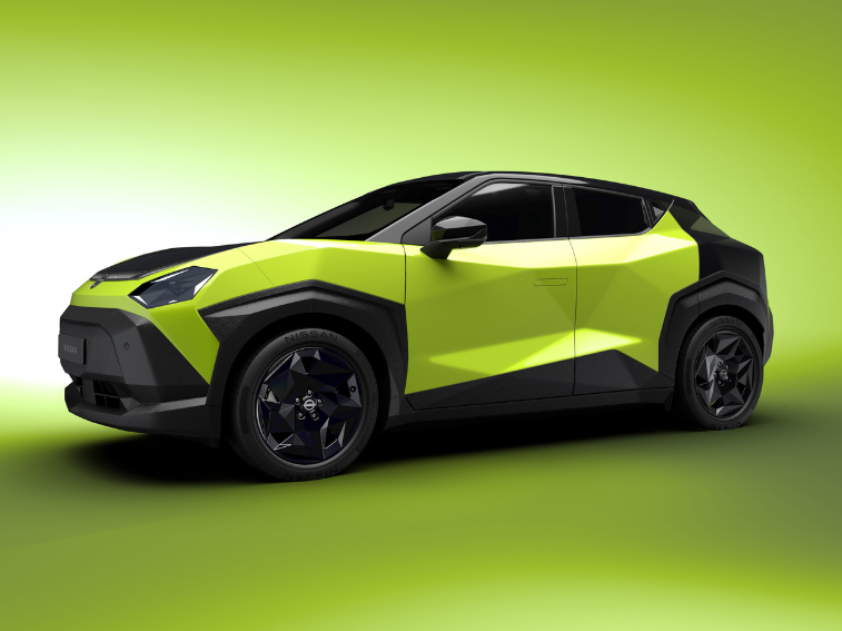 Novo Nissan Juke elétrico chega em 2027 com design renovado e tecnologia V2G. Descubra o que muda na nova geração 100% elétrica do crossover.