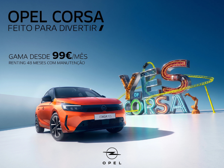 opelcorsa_99 opel corsa feito para divertir, gama desde 99€/mês