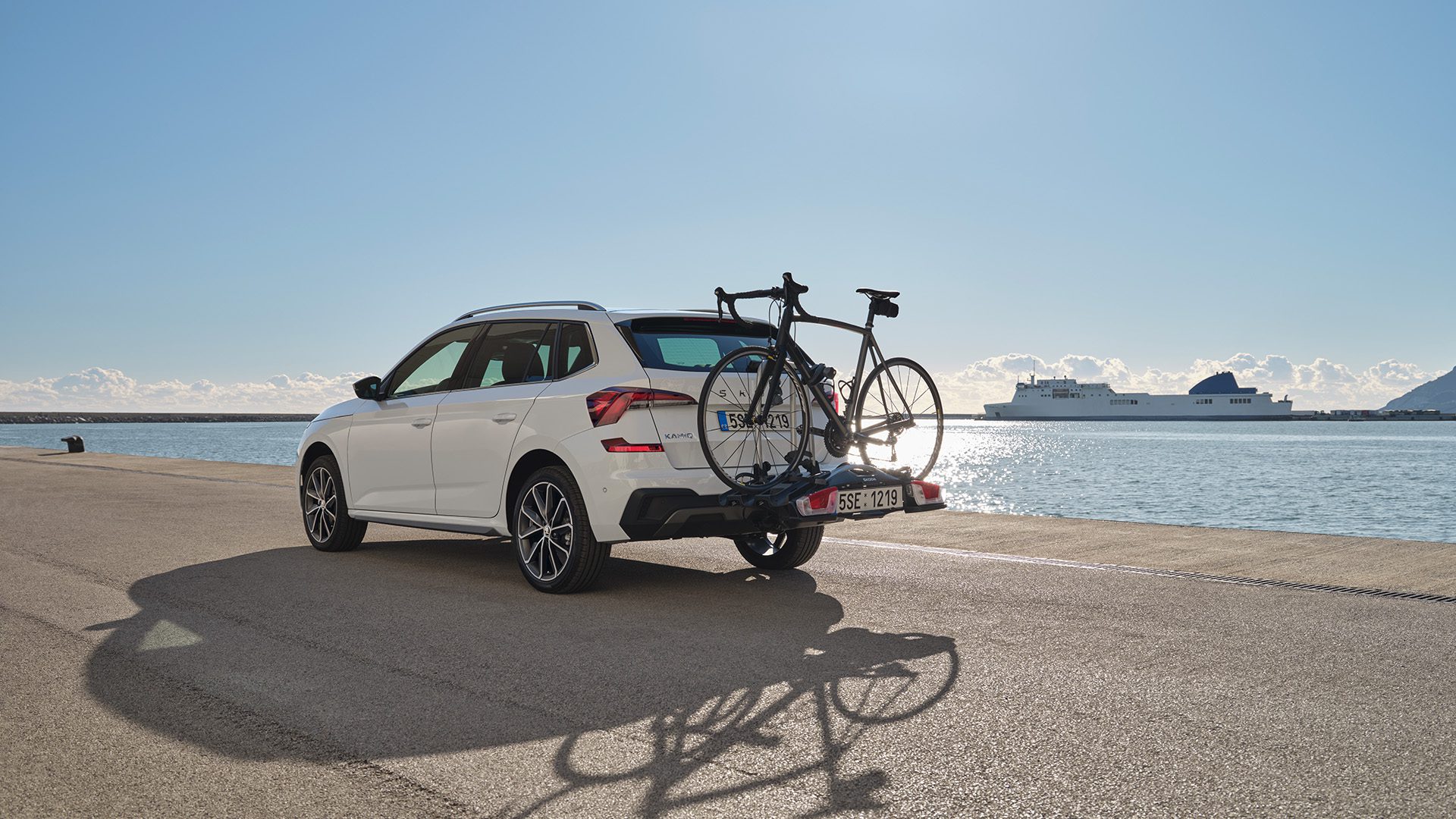 Towbar rack