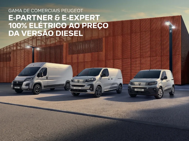Peugeot E-Partner E-Expert eletrico preco diesel A MatosCar