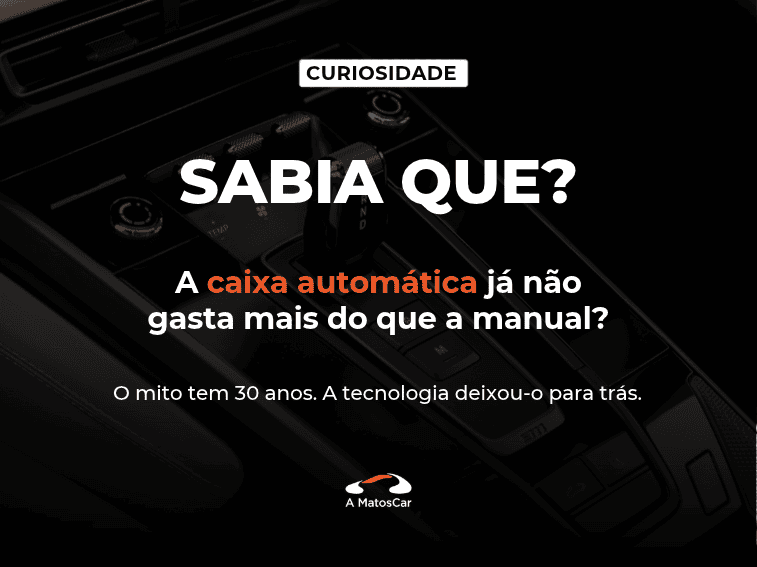 Caixa automática moderna de um carro e comparação de consumos com a manual